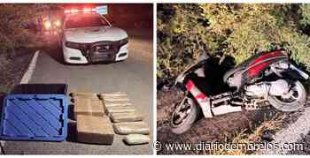 Olvidan moto junto con 34 kg de marihuana en la Cuernavaca-Chilpancingo - Diario de Morelos