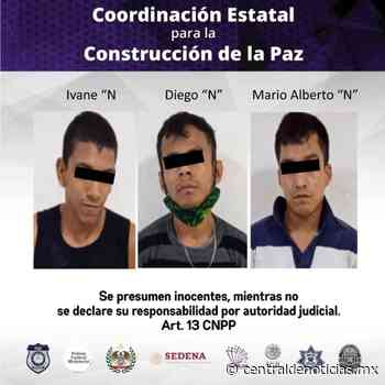 Detienen a tres hombres por robo en Cuernavaca - Central de Noticias Mx