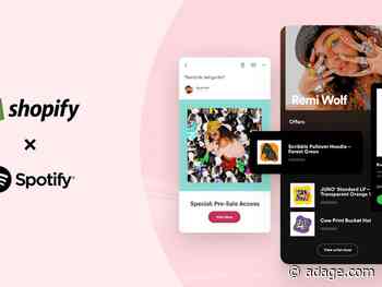 Shopify comes to Spotify