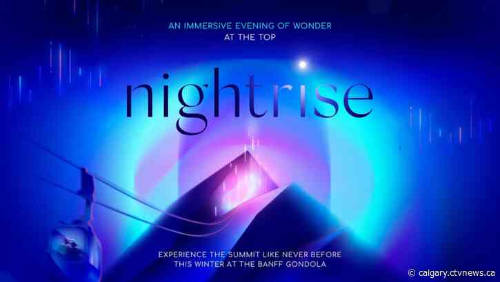 New nighttime Banff Gondola experience uses lights, sound and video projection