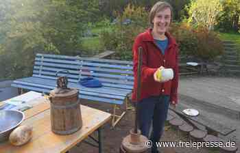 Butter von Hand hergestellt - Freie Presse