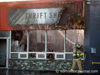 Fire that destroyed southeast Edmonton charity caused by electrical short in vehicle, damages at $9 million