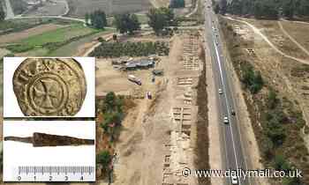 First evidence of a wartime campsite used by Crusaders to invade the Holy Land is found in Israel