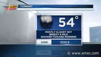 First Alert Weather: A mild night, and some fall thunder Thursday