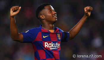 Com 18 anos de idade, Ansu Fati supera Messi em número de gols no Barcelona - R7.COM