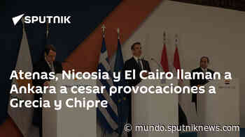 Atenas, Nicosia y El Cairo llaman a Ankara a cesar provocaciones a Grecia y Chipre - Sputnik Mundo