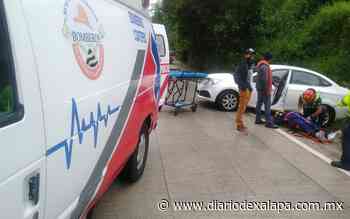 12 vehículos protagonizan cuatro accidentes en la Xalapa-Coatepec - Diario de Xalapa