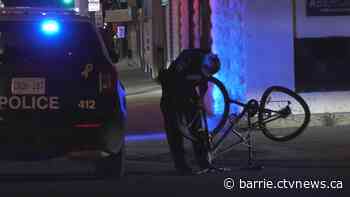 Barrie police investigate crash between car and bicycle