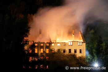 Großbrand in Chemnitz Wittgensdorf: Alte Spinnerei brennt komplett aus - Freie Presse