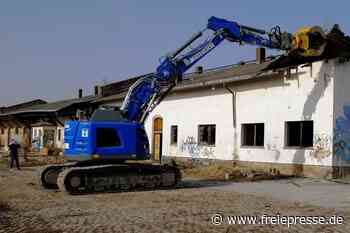 Güterbahnhof Reichenbach: Abriss geht in die letzte Runde - Freie Presse