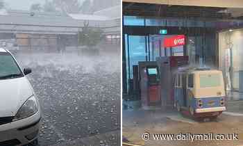 Australia east coast supercell - how east coast towns of Toormina, Satwell were winter wonderland