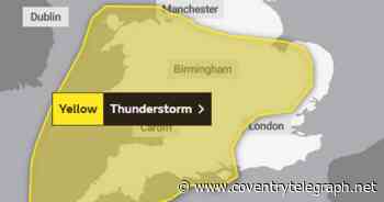 Parts of Coventry and Warwickshire wake up to heavy rain and storms as weather warning issued - Coventry Live