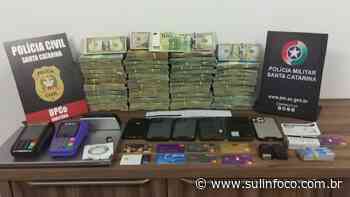 Foragido e suspeito de aplicar golpes na região de Imbituba é preso com R$ 420 mil - Sulinfoco