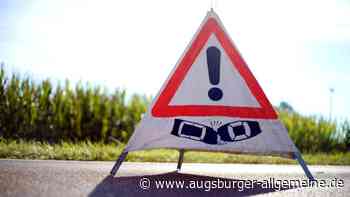 Person wird bei Unfall mit drei Autos auf der B17 bei Pfersee-Süd verletzt