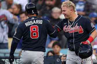 Eddie Rosario, Adam Duvall blast back-to-back homers as Braves strike first against Dodgers, 2-0