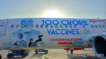 SpiceJet reveals special Boeing 737 livery to celebrate 100 crore vaccine doses in India