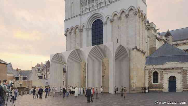Kengo Kuma to add contemporary entrance to gothic cathedral in Angers