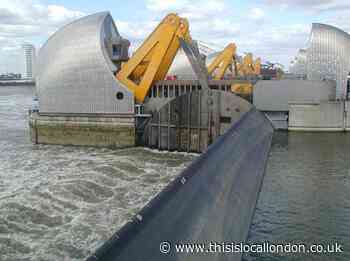 Thames Barrier closes for 200th time in Woolwich