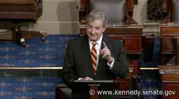 ICYMI: Kennedy honors Robert Travis Scott of Public Affairs Research Council of Louisiana - Kennedy.Senate.gov