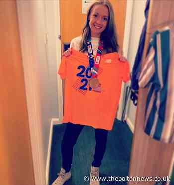 Cancer charity is given a boost by Bolton runner Steph Ellison