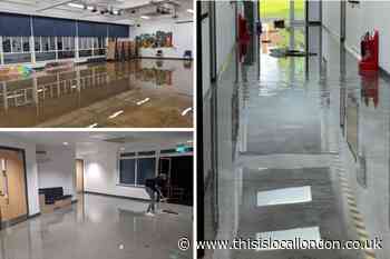 Leesons Primary School Orpington floods for second time