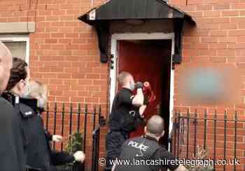 Samurai-type sword and drug equipment seized in Clayton Street raids