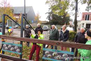 Route in beweging start aan beweegbank