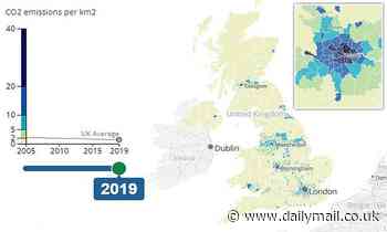 Interactive map reveals the UK areas with the highest carbon dioxide emissions