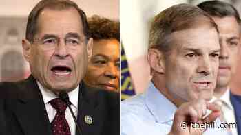 Fight breaks out between Jordan, Nadler over rules about showing video at Garland hearing