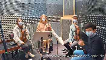 Werbeclip vertont: Altensteiger Musikschüler nehmen Filmmusik auf