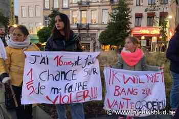 Betoging tegen seksueel geweld in Elsene: “Ik ben 16, en heb één kans op vijf dat ik verkracht wordt”