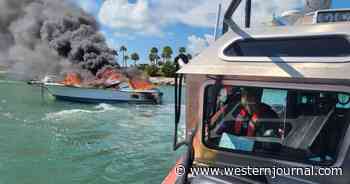 Boat Explodes on Maiden Voyage, Onlookers Scramble in Shocking Rescue