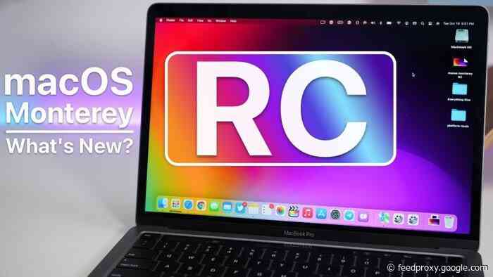 macOS Monterey Release Candidate shown off on video