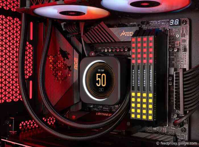 Corsair ELITE CPU liquid coolers with full color 2.1 inch LCD displays