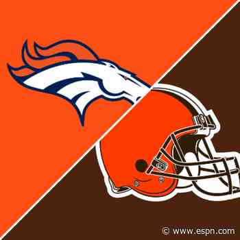 Follow live: Bridgewater, Broncos take on banged-up Browns in AFC affair