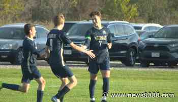 Sutton hat trick leads Aquinas soccer through regional match - News8000.com - WKBT
