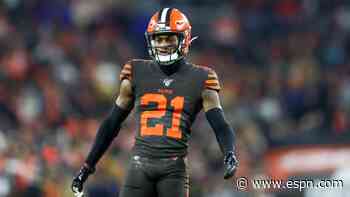Browns CB Ward exits game with hammy injury