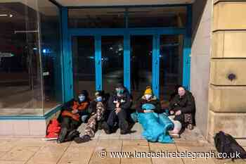 Hyndburn volunteers spend a night rough sleeping for charity