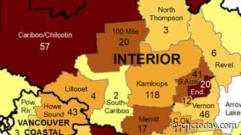 Kamloops and many surrounding areas see fewer weekly COVID-19 cases - CFJC Today Kamloops