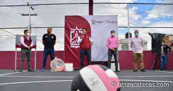 Rehabilitan canchas deportivas en Guadalupe - NTR Zacatecas .com