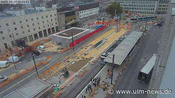 Neue ÖPNV-Haltestelle am Hauptbahnhof Ulm bald fertig