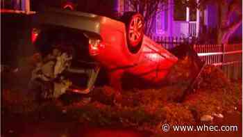 Rochester Police searching for multiple suspects after rollover crash in stolen car