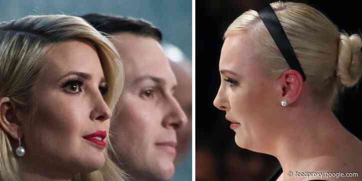 Meghan McCain said Ivanka Trump and Jared Kushner were 'funeral crashers' and 'had no goddamn business' being at her father's memorial service