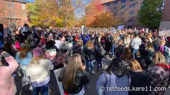 Students walk out as College of St. Benedict, St. John's Univ. investigate alleged sex competition