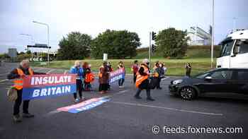British mother drives SUV into climate protesters blocking road: 'I'm not joking'