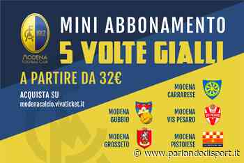 Modena FC - Gazzetta di Modena - Superata quota 600 mini abbonamenti - Parlando di Sport