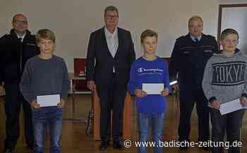 Lob und Dank für junge Brandmelder - Kenzingen - Badische Zeitung