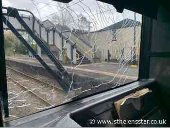 Brick hurled at moving train smashing windscreen - St Helens Star