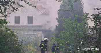 Kinder zündeln in leerstehendem Gebäude in Pivitsheide | Lokale Nachrichten aus Detmold - Lippische Landes-Zeitung