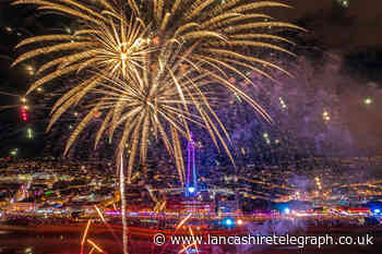 Christmas events and New Year’s Eve firework display in Blackpool
